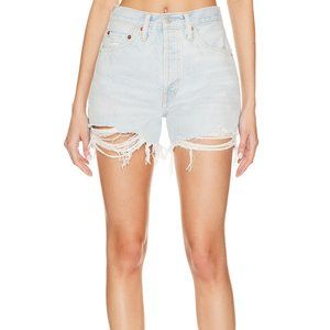 Re/Done Originals 50s Cutoffs in Light Raf